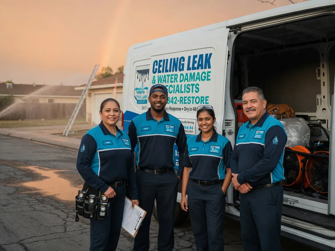 Ceiling Leak Cleanup company in Alborn, MN